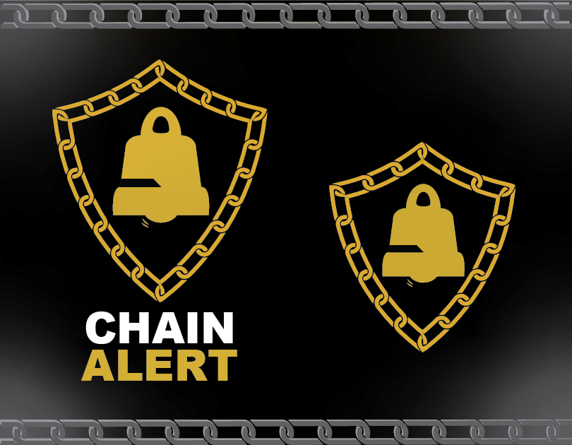 Chain Alert logo design
